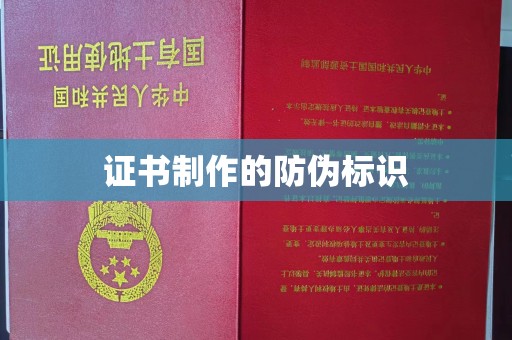 丹棱证书制作的防伪标识