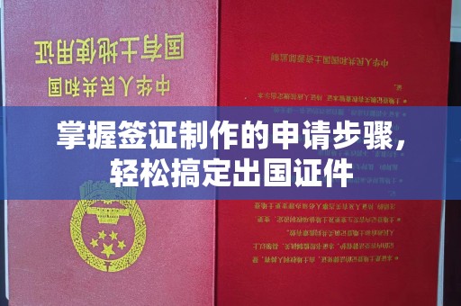 丹棱掌握签证制作的申请步骤，轻松搞定出国证件